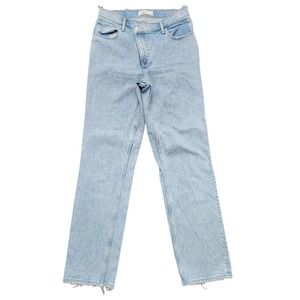 Abercrombie & Fitch The 90's Straight Ultra High Rise Crisscross Jeans Size 29